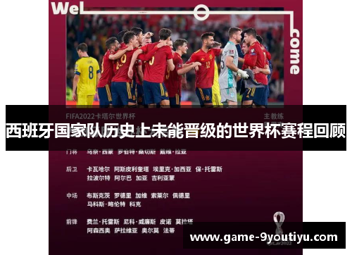 西班牙国家队历史上未能晋级的世界杯赛程回顾